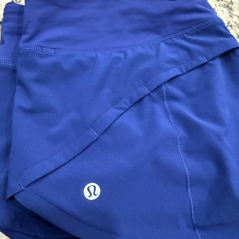 lululemon athletica Women’s Athletic Skort in Deep Blue - Picture 2 of 3